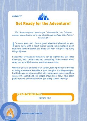 Jesus Calling 365 Devotional for Kids Boys Edition