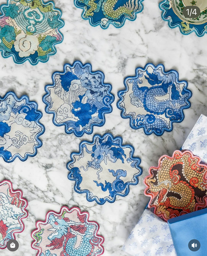 Magic Mountain Cocktail Napkin