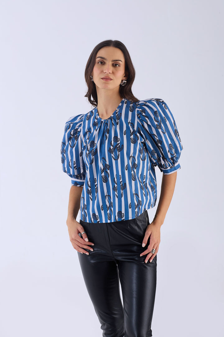 Lilly Top | Haven Blue