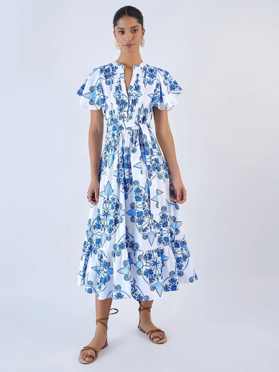 Leni Dress | Nautilus Aqua