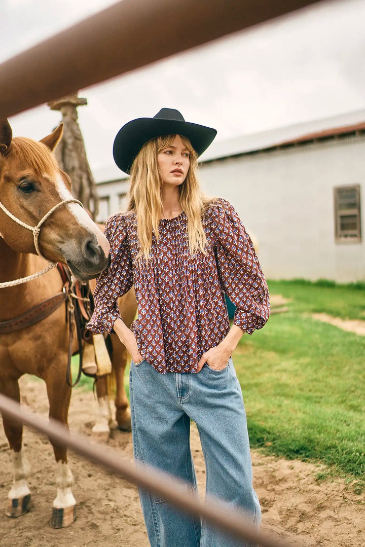Daphne Top | Autumn Fleur Fig