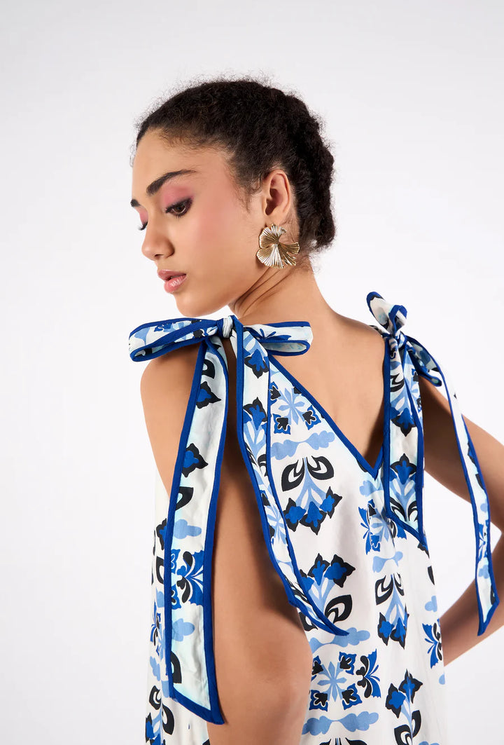 Maci Dress | Papillion Cobalt