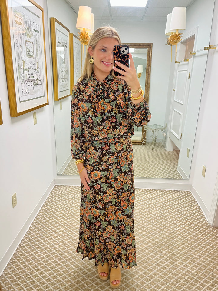 Brit Bow Top | Wallflower Brown