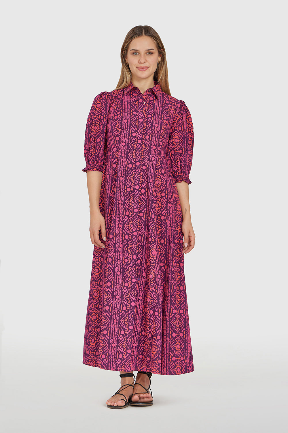Rosie Shirtdress | Mulberry Stripes
