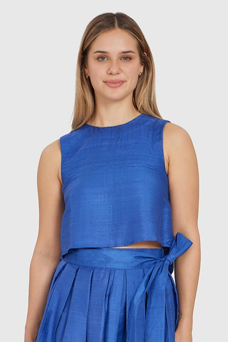 Crop Top | Cobalt
