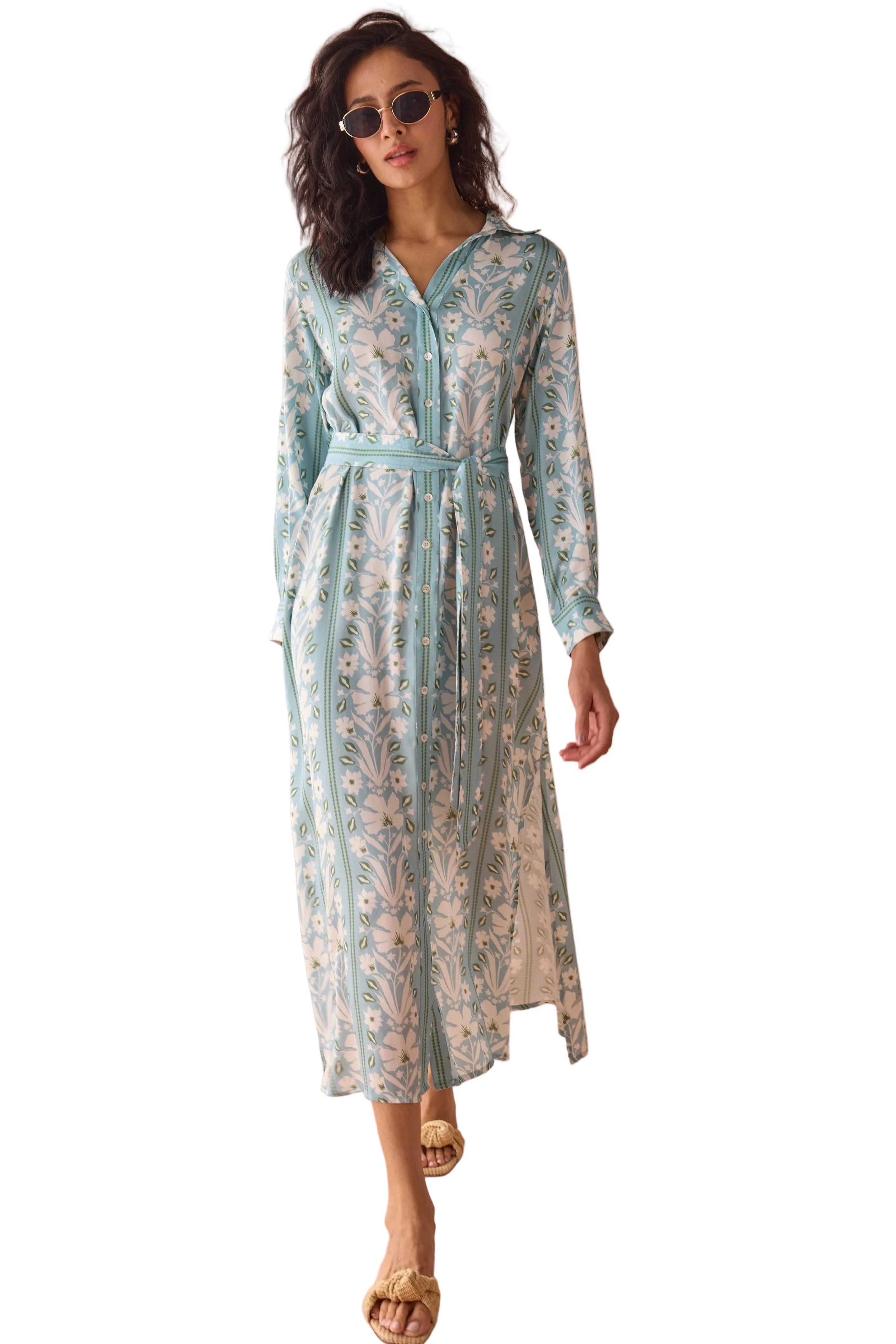 seafoam season pocketed tiered maxi dress Emma Spaghetti Straps Size:US11 - IT41 Pretty in polka dots🌹! BFCMBANDAGEDRESS