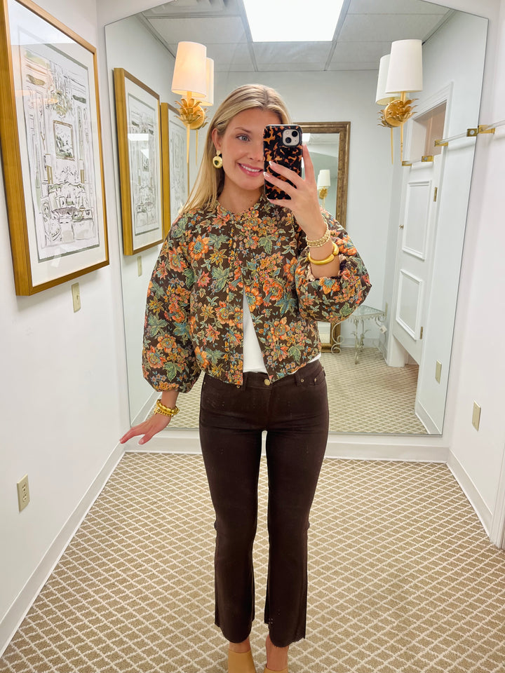 Reversible Frankie Bomber | Wallflower Brown & Zebra