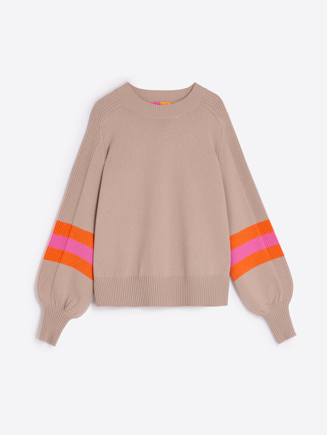 Knitwear Balloon Sweater | Tan