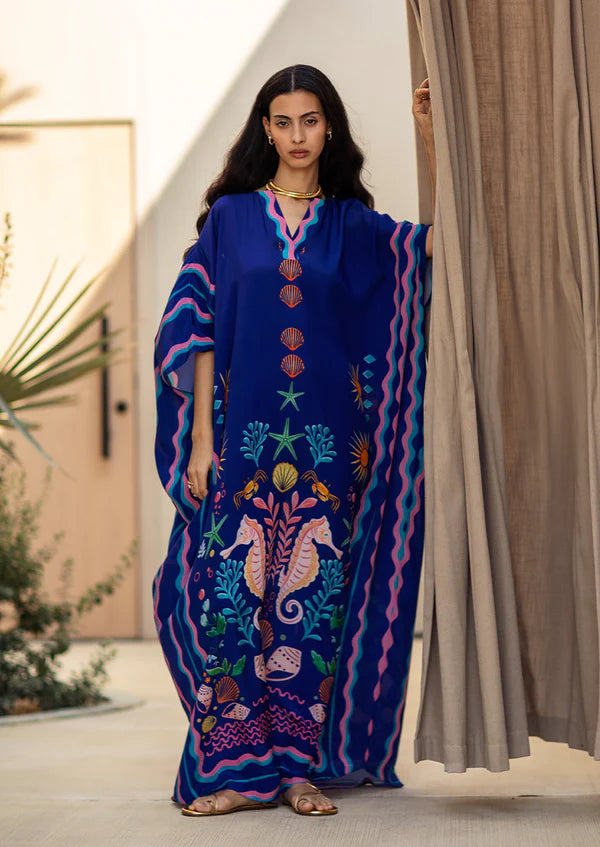 Vea Indigo Kaftan