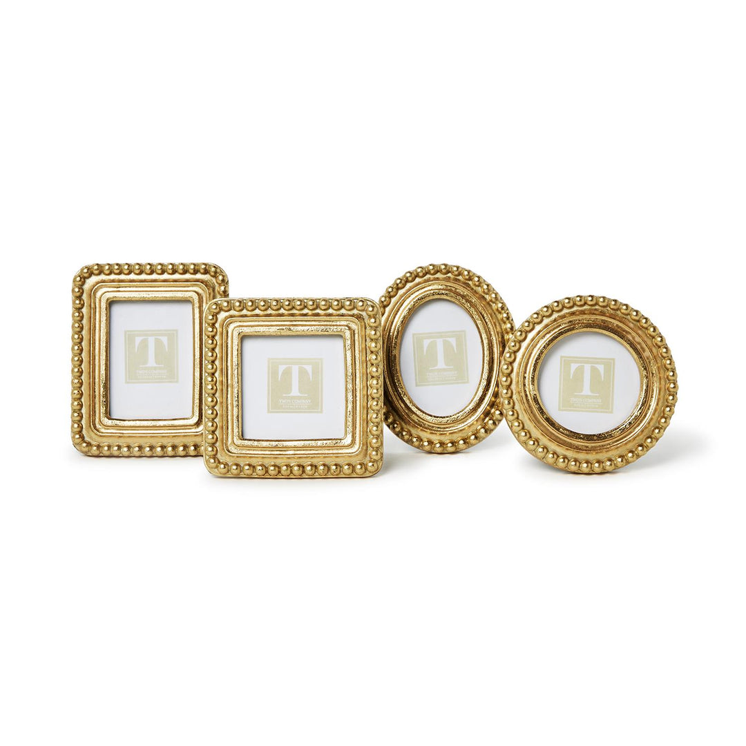 Assorted Beaded Texture Gold Frame