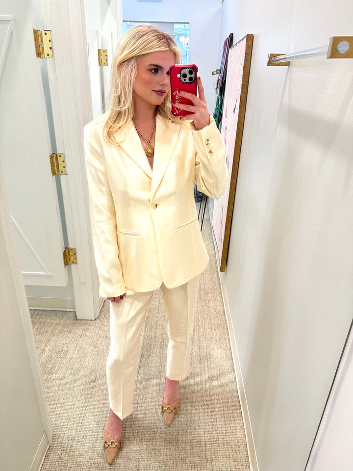 Oslo Taffeta Blazer | Off White