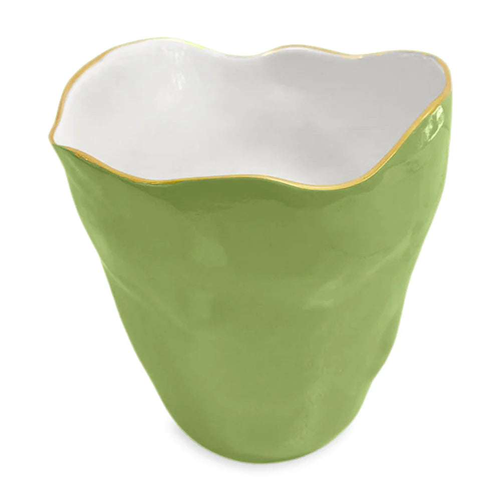 Encanto Soho Large Ice Bucket | Green & Cream