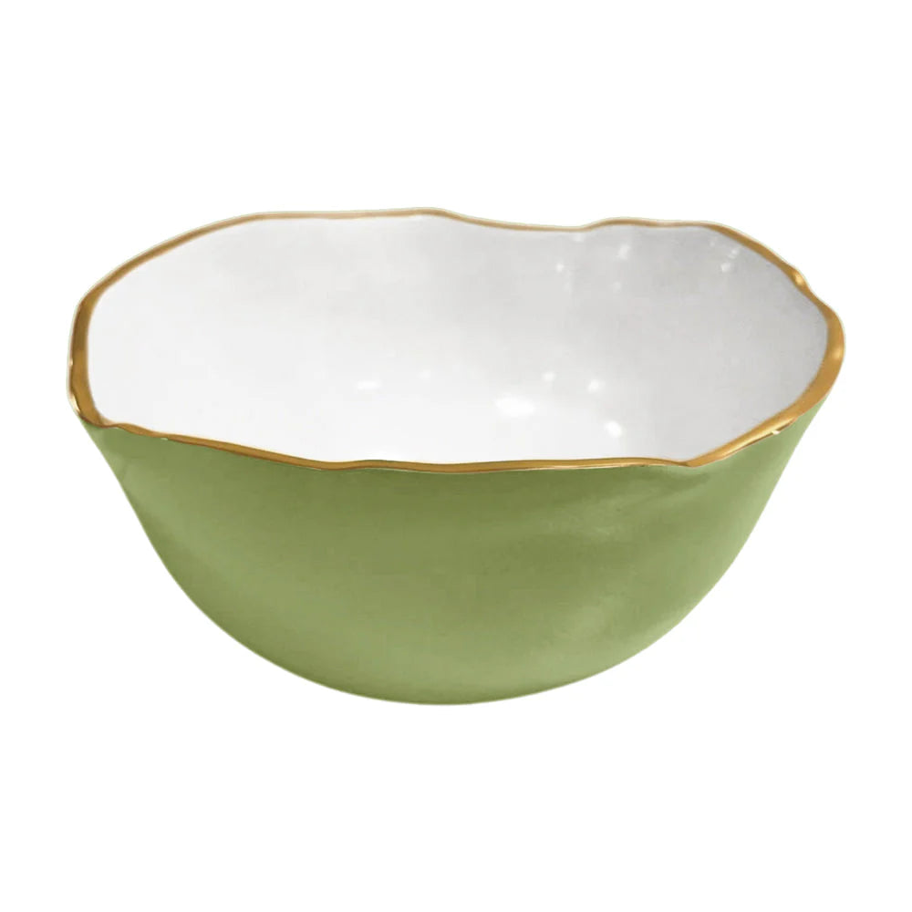 Encanto Osaka Large Bowl | Green & White