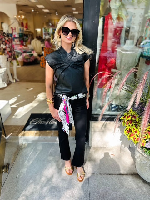 Simone Top | Onyx Black