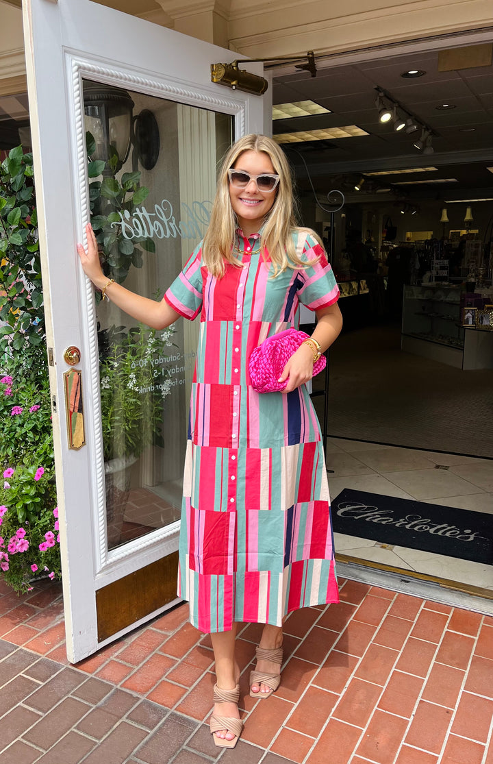 Gibbons Dress | Woodland Stripes