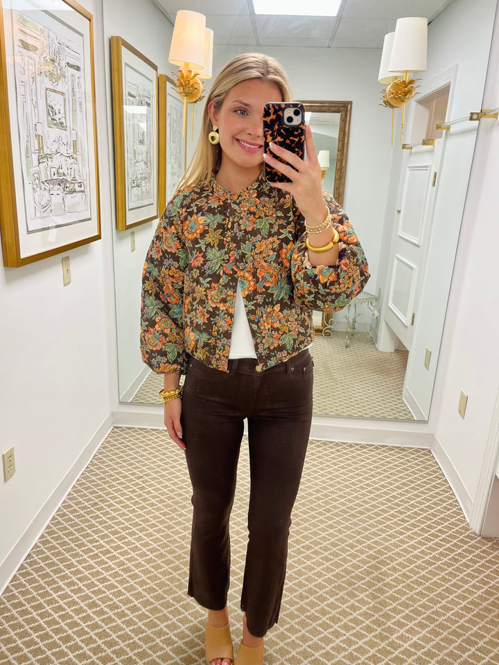 Reversible Frankie Bomber | Wallflower Brown & Zebra