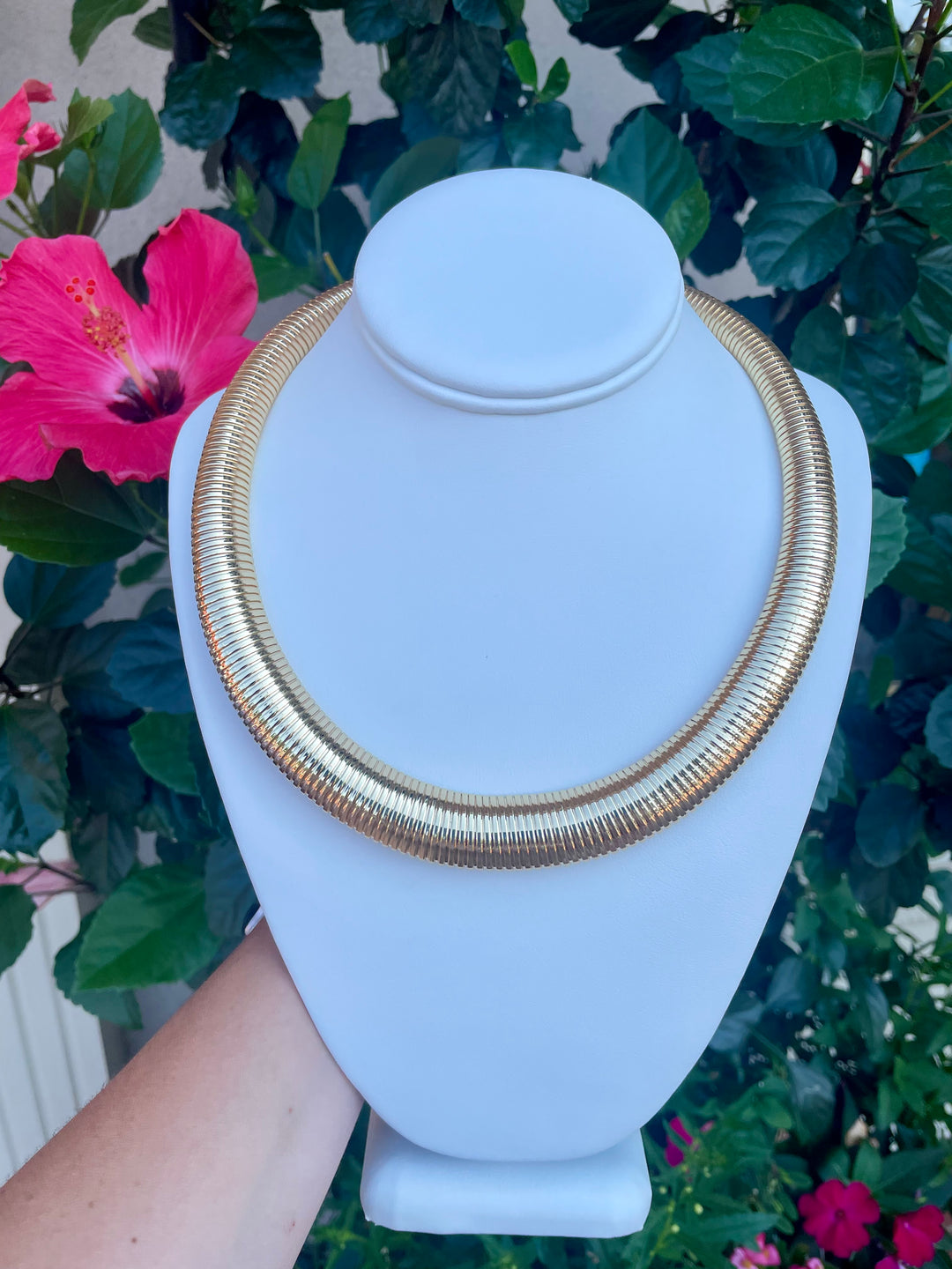 Graduated Omega Necklace