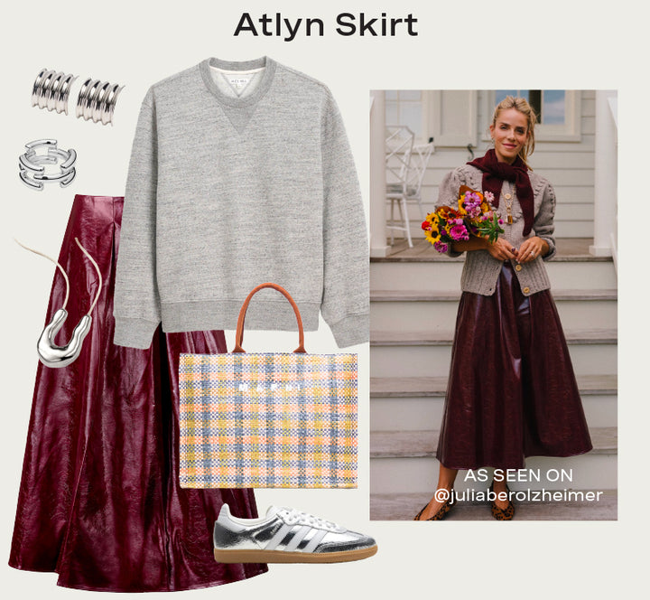 Atlyn Skirt | Oxblood