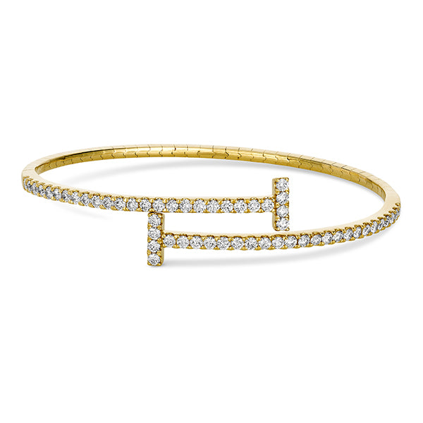 B6162Y 14kt 2ct Diamond T Bracelet