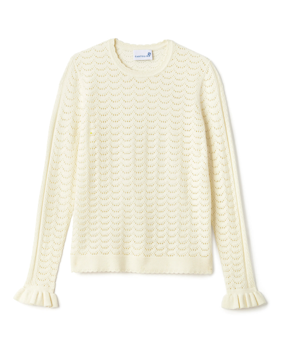 Angela Long Sleeve Sweater | Ivory