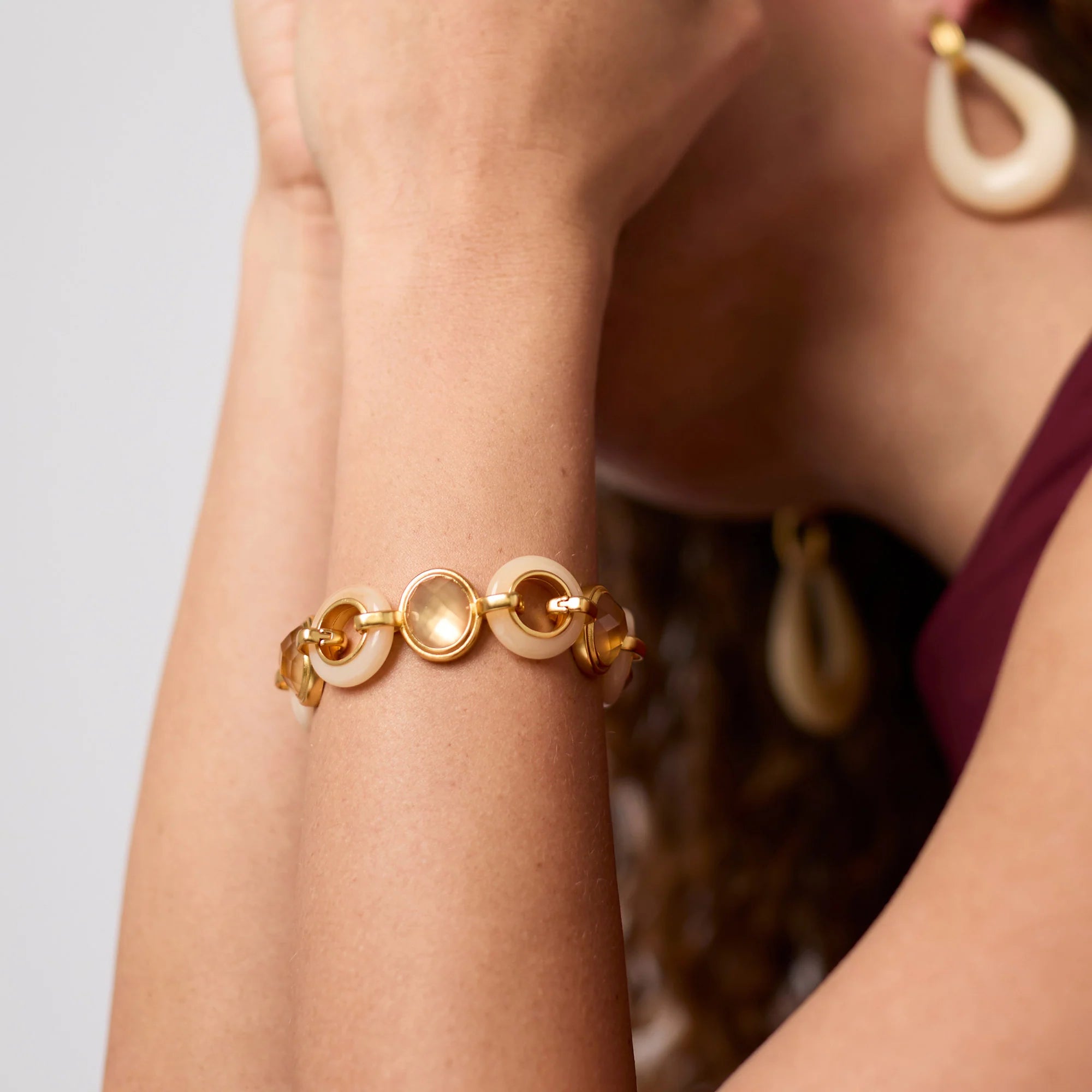 Carnaby Stone Bangle Colette Pearl main image 0
