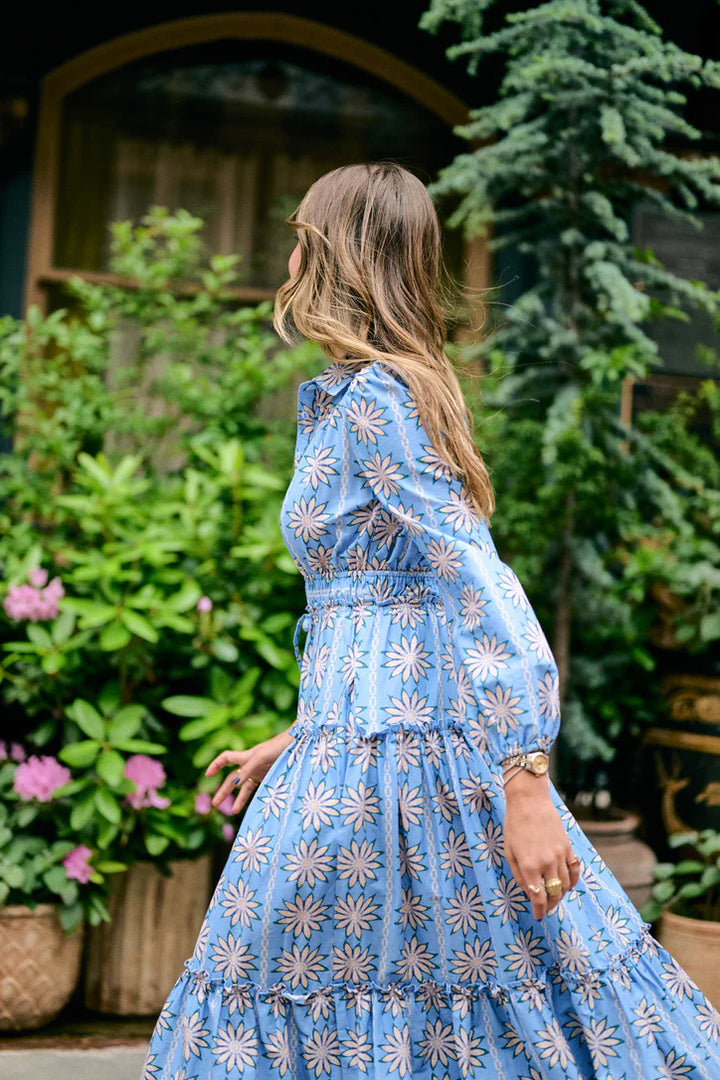 Banyan Long Sleeve Dress | Blue Daisy