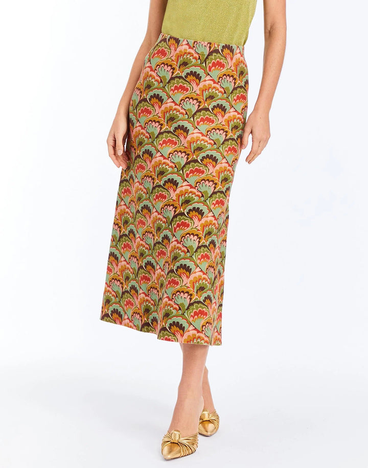 Demi Knit Skirt | Marbled Multi