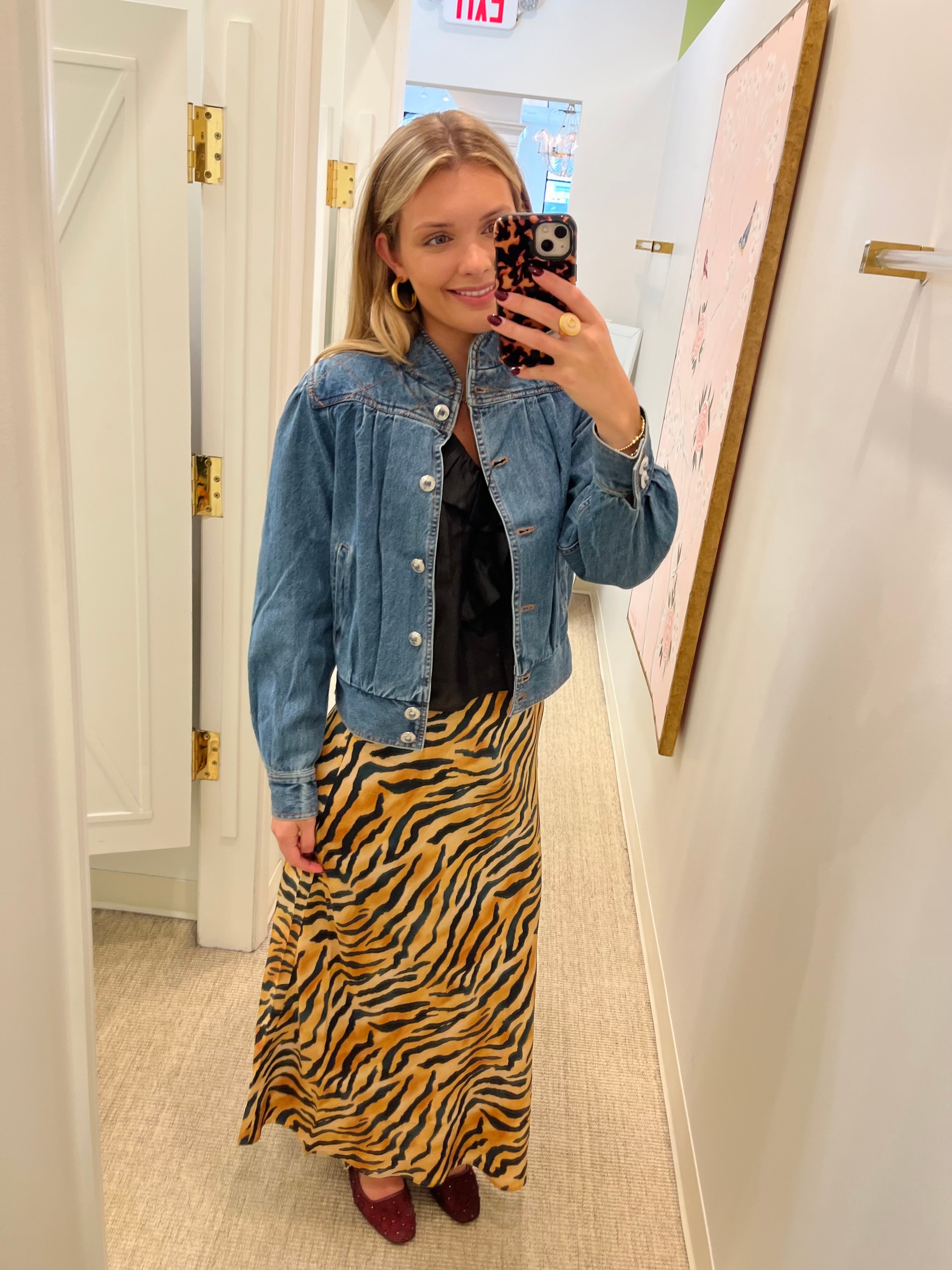 Dorsey Jacket Dark Denim – Charlotte's Inc