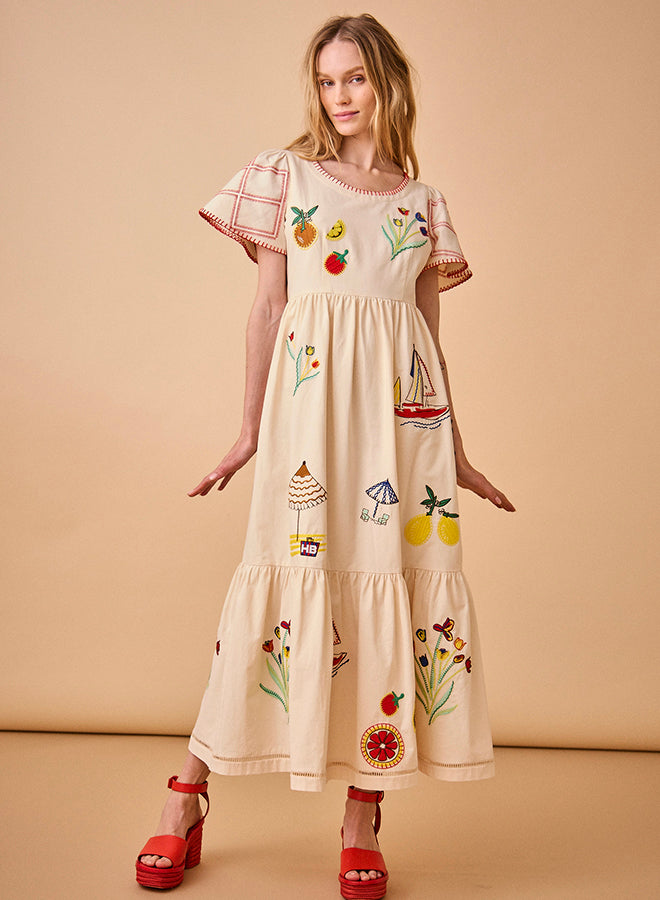 Hunter Bell Marley Dress | Summer Embroidery