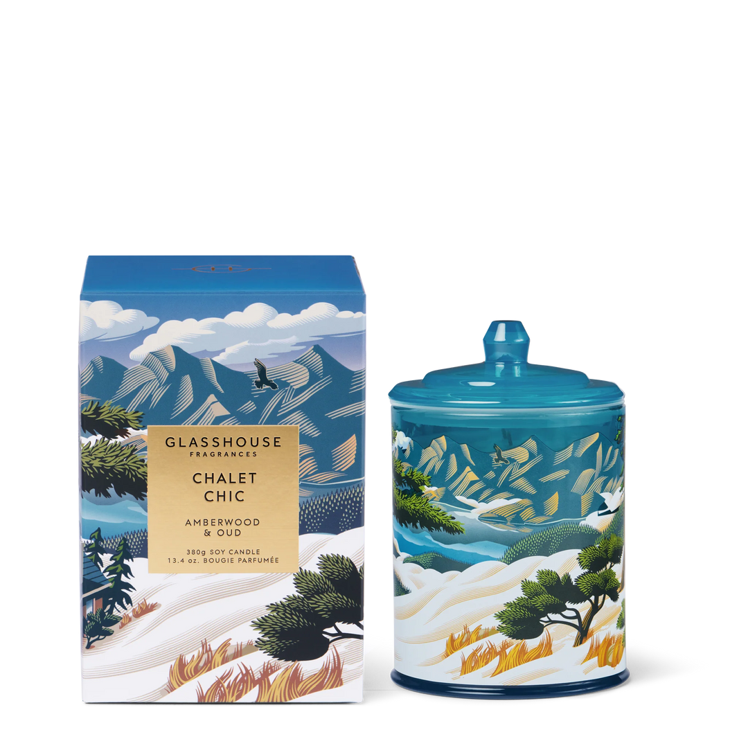 Glasshouse Chalet Chic 13.4oz Candle