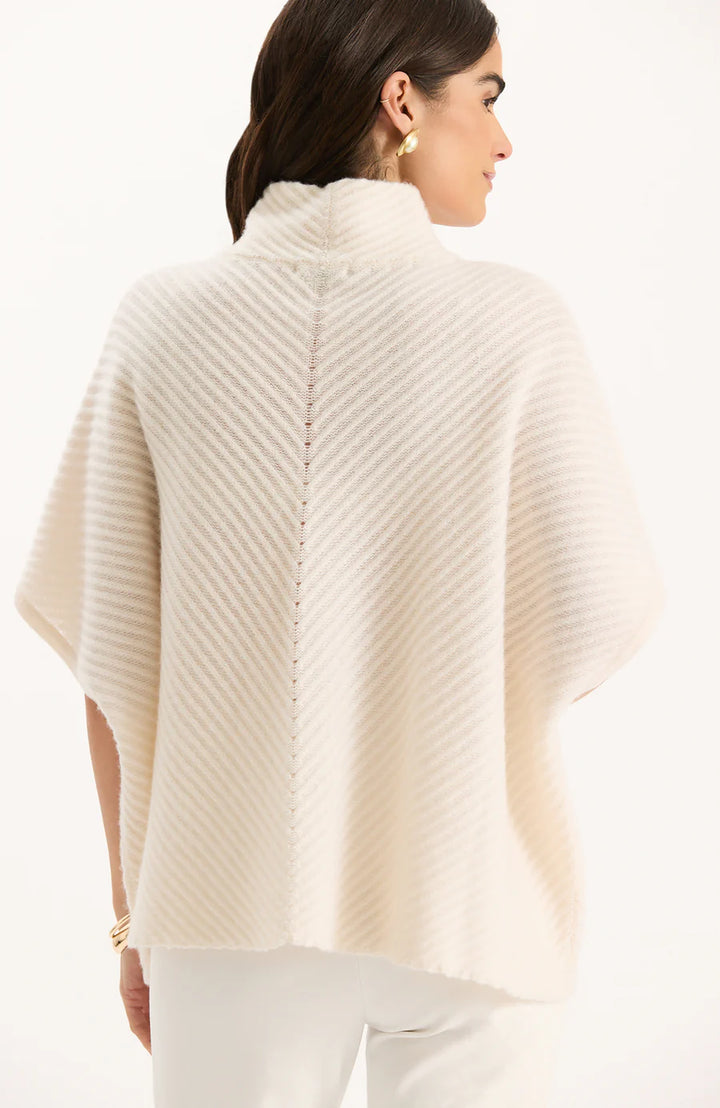 Lucia Cashmere Blend Capelet | Ivory