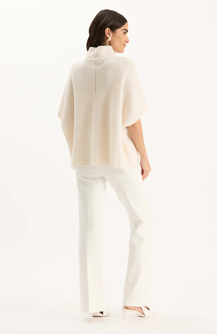 Lucia Cashmere Blend Capelet | Ivory