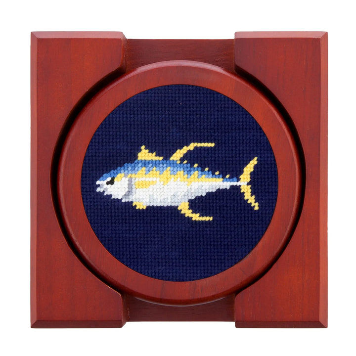 Smathers and Branson Gulf Coast Fish Coasters (Dark Navy)