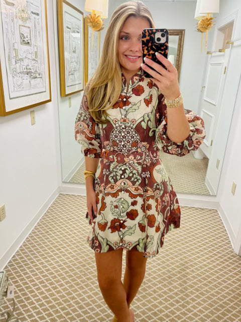 Valencia Mini Dress | Jardin Rose