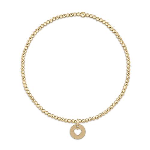 Enewton Egirl Love Small Gold Disc Bracelet