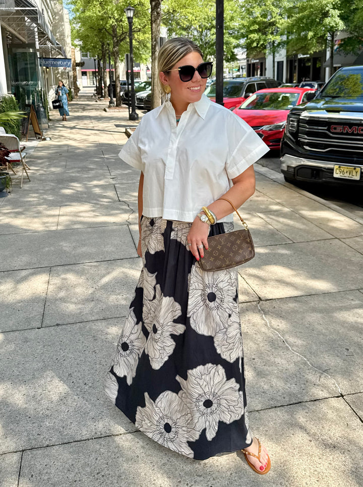 Evelyn Top | Optic White