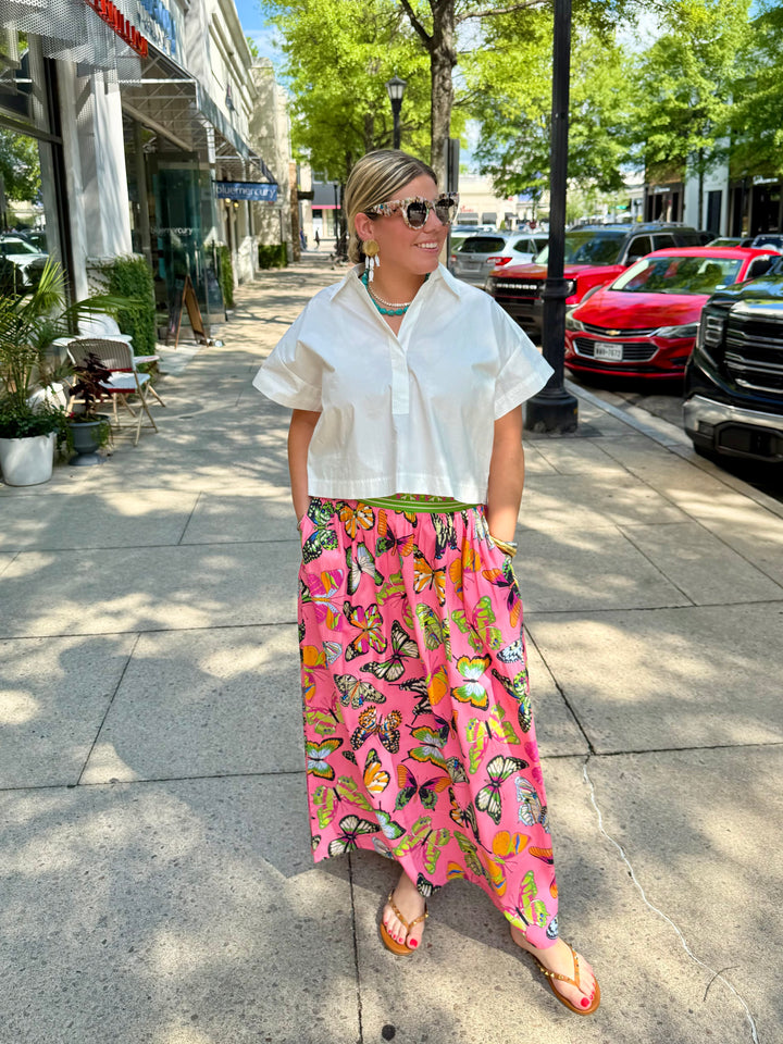 Evelyn Top | Optic White