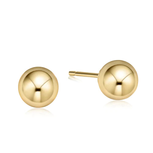 enewton Classic Gold Ball Stud Earrings