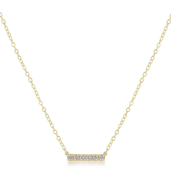 enewton 14kt Gold & Diamond Significance Bar Necklaces