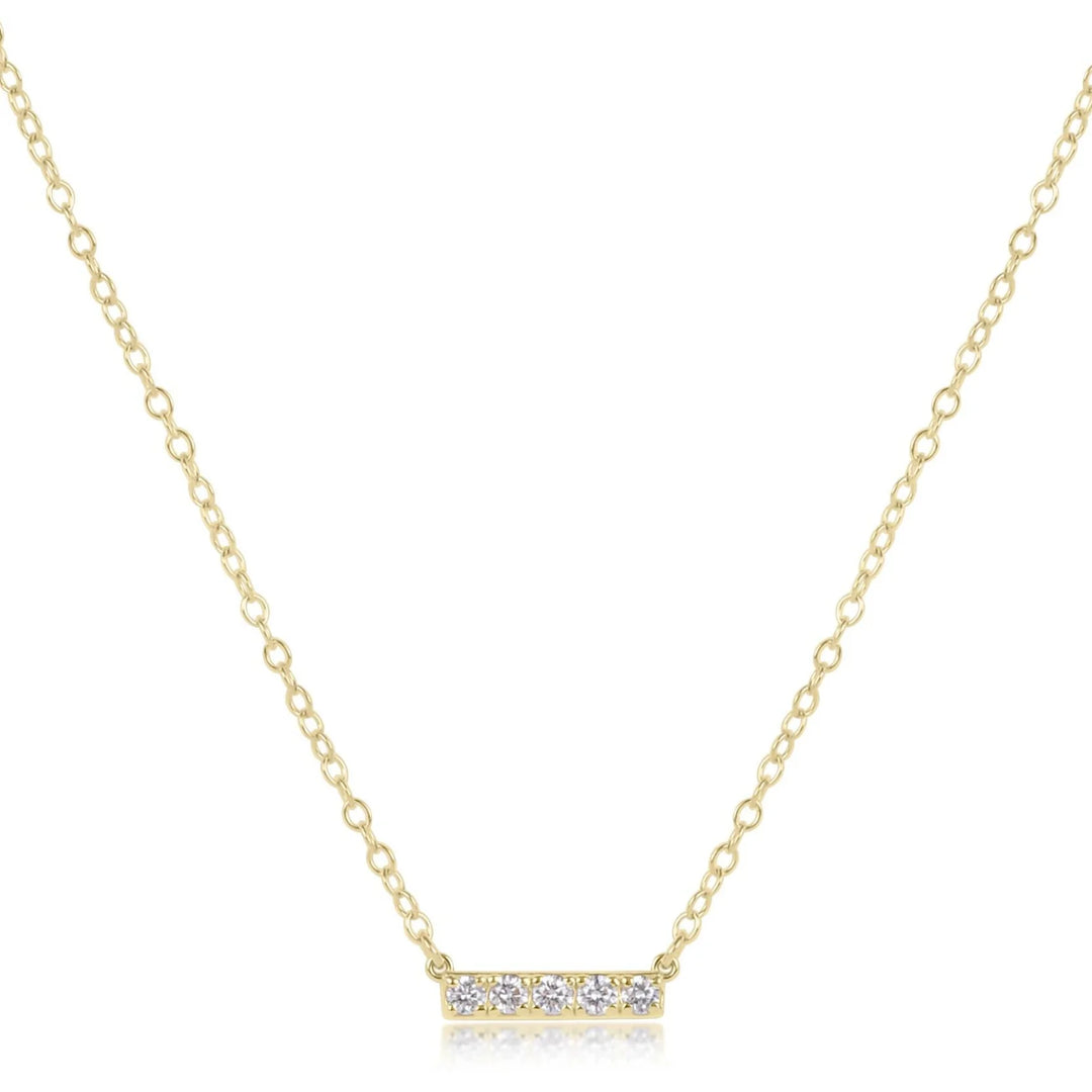 enewton 14kt Gold & Diamond Significance Bar Necklaces
