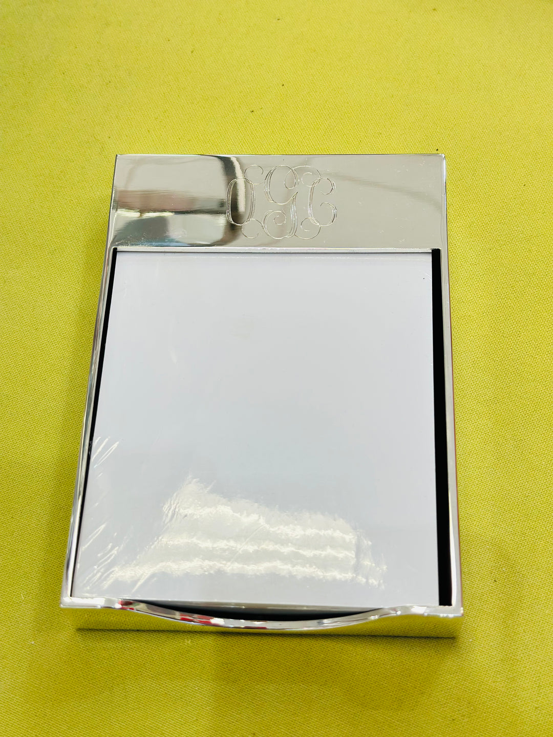 Silver Plated Memo Pad