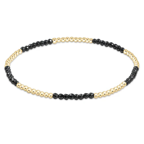 Enewton Blissful 2mm Bead Bracelet | Faceted Hematite
