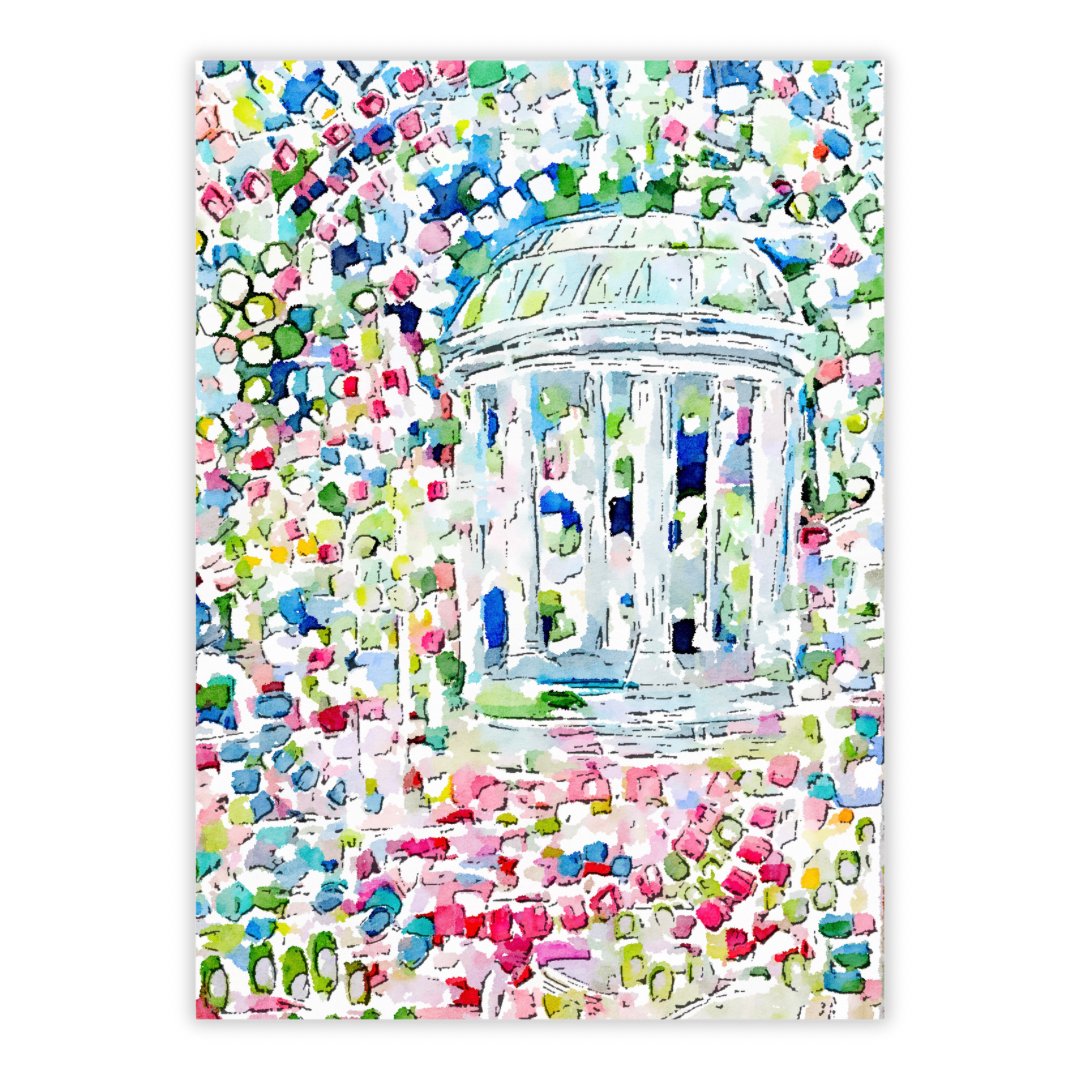 Old Well Print + White Mat
