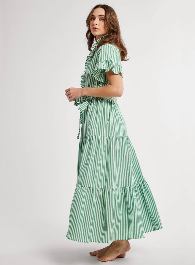 Mille Victoria Dress | Kelly Stripe