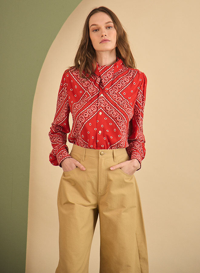 Frances Blouse | Aces Wild Red