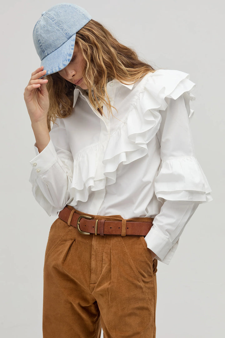 Mambo Poplin Shirt | White