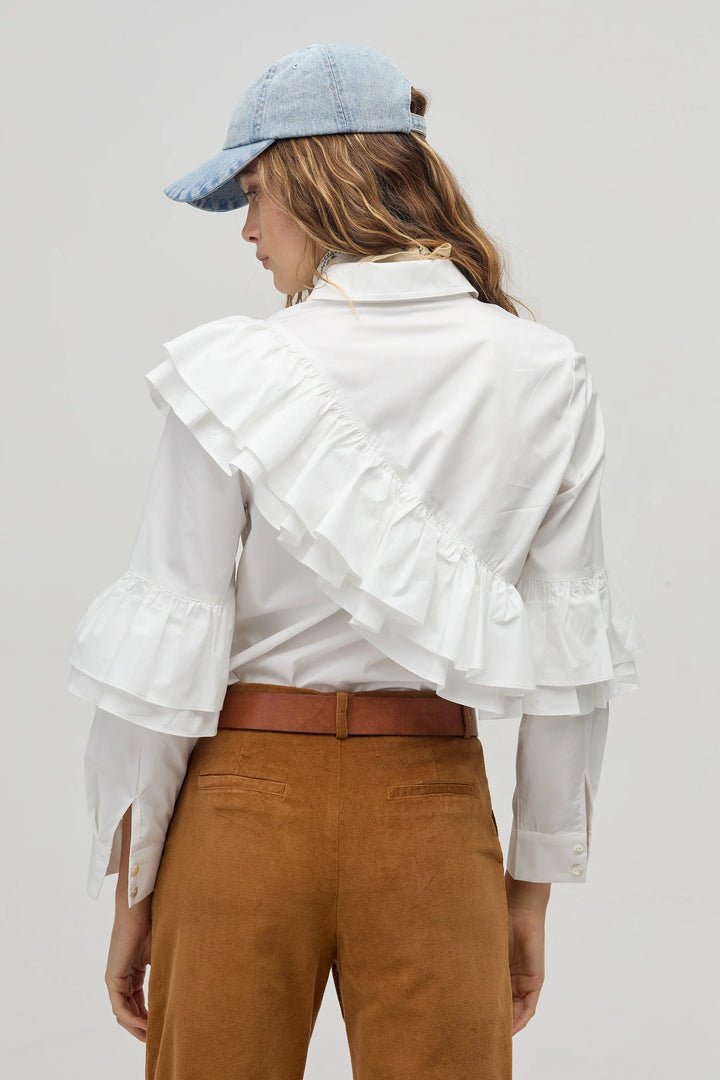 Mambo Poplin Shirt | White
