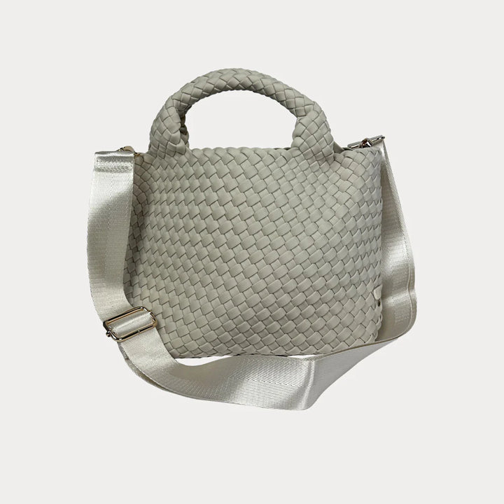 Lucy Woven Bag | Ecru