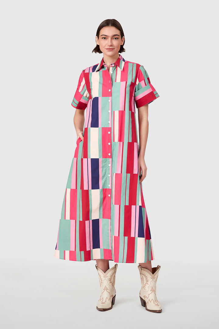 Gibbons Dress | Woodland Stripes