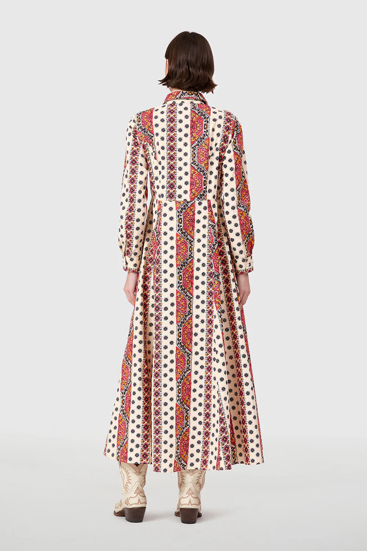 Classic Shirtdress | Crimson Mosaic